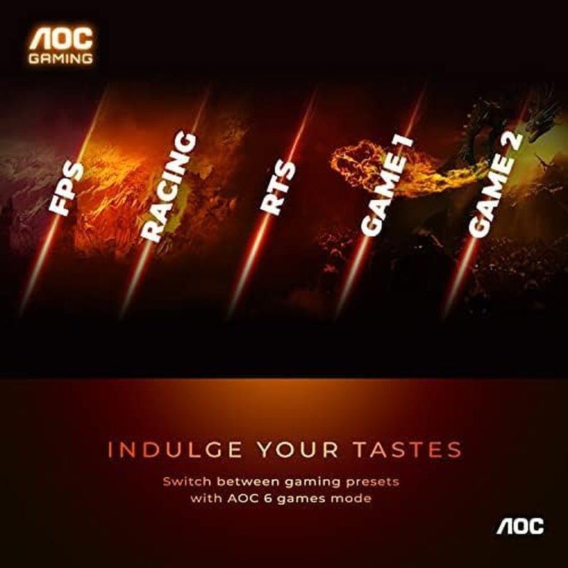 AOC C27G2Z 27” Curvo 240Hz – Monitor Gamer FHD Ultra-Rápido
