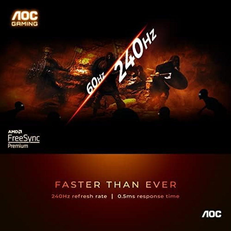 AOC C27G2Z 27” Curvo 240Hz – Monitor Gamer FHD Ultra-Rápido
